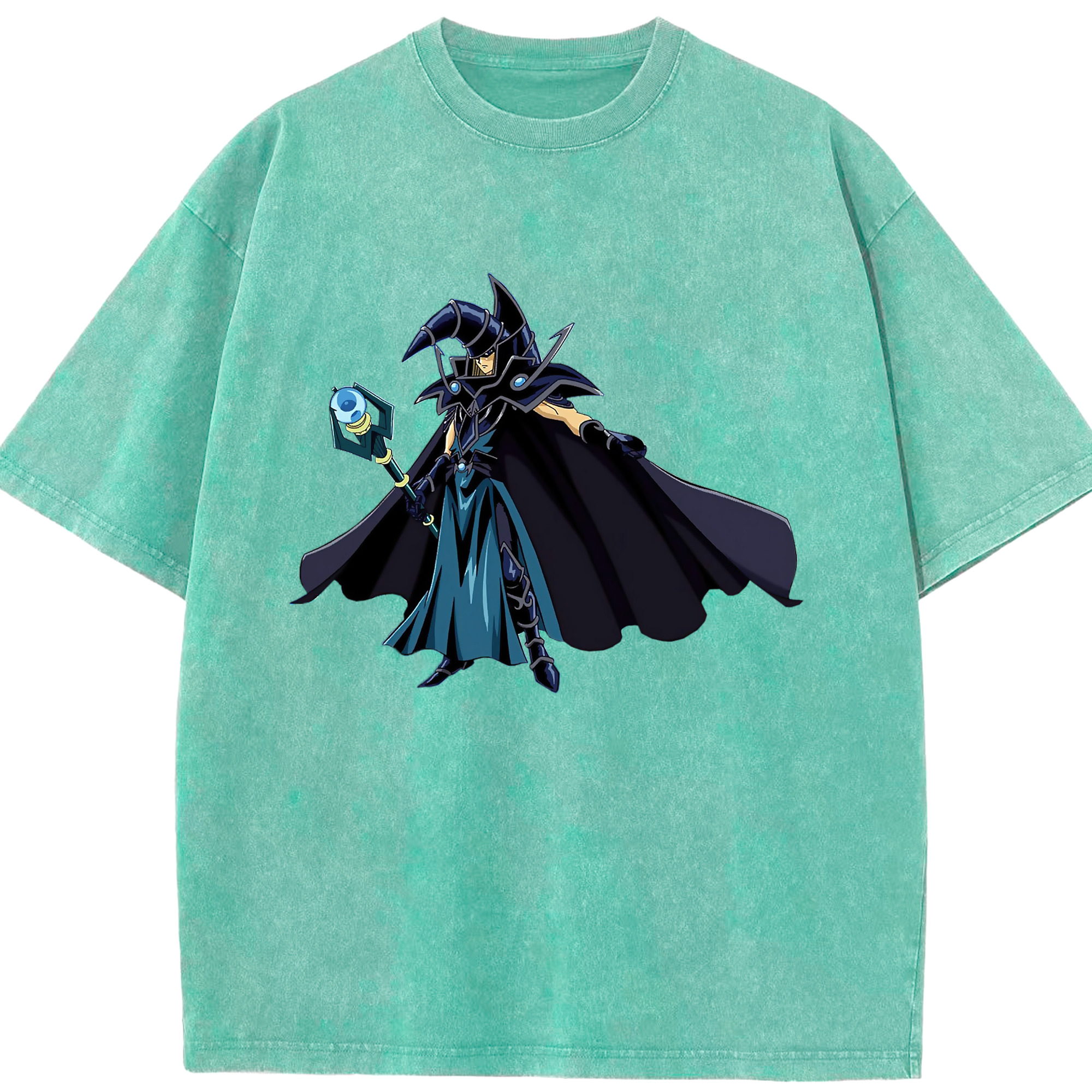 （画像用） 遊☆戯☆王 Yu-Gi-Oh! 綿100% ヴィンテージ風 半袖Tシャツ（フロントプリント）